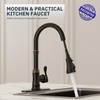 BWE Solid Brass Kitchen Faucet, Oil Rubbed Bronze Kitchen Sink