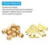 PATIKIL Brass Compression Sleeves Ferrules for 1/8 Inch OD Hose