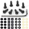 8 Sets Anti-Theft Stainless Steel License Plate Fasteners，Rust Proof and