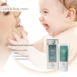 Baby Face and Body Cream by Moraz for Kids - 3.4 oz Cream