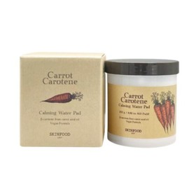 Skin Food 스킨푸드 당근패드 캐롯 카로틴 카밍 워터 패드 60매 1개 Skin Food Carrot Pad Carotene Calming Water Pad 60 Sheets 1 Piece [Single item]