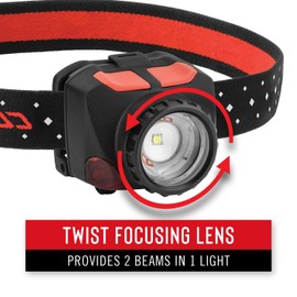 Coast FL84 575 Lumen Dual Color Focusing LED Headlamp 2-Pack