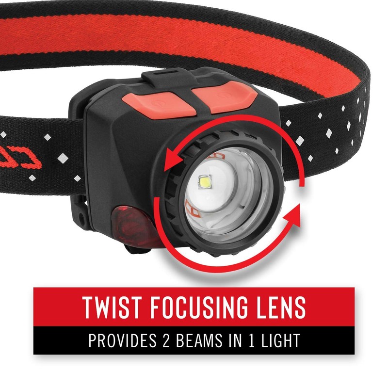Coast FL84 575 Lumen Dual Color Focusing LED Headlamp 2-Pack