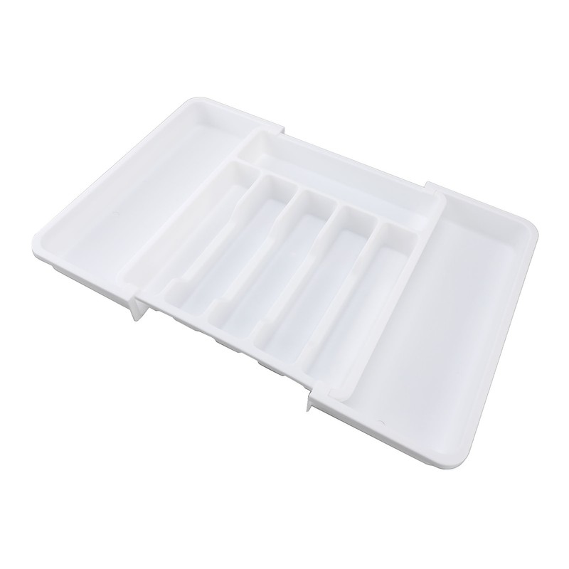 Expandable Utensil Tray Multi Compartments Space Saving Expandable Kitchen Drawer