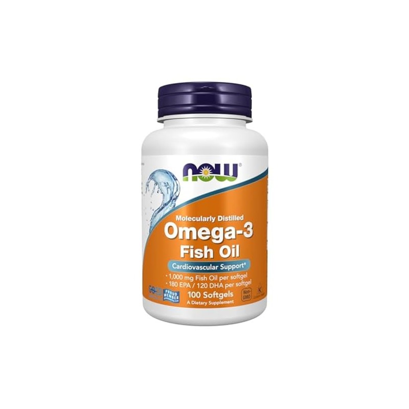 NOW - Alimentos | Omega 3 100 cápsulas blandas