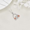 HUKKUN Snail Necklace Sterling Silver Pendant Snail Jewelry Gifts for