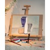 DJAR Adjustable Tabletop Easel for Artists & Beginners, Solid Beech