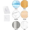 Sndperiexam 20 Pcs Waterproof Adhesive Wall Hooks for Hanging, Clear