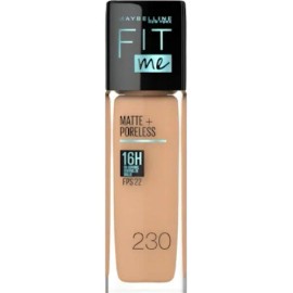 Base De Maquillaje Liquida Fit Me Matte 22fps Tono 238 Rich Tan 30ml Maybelline