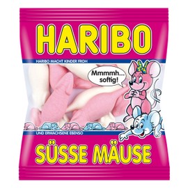 Haribo Susse Mause ( Sweet Mice ) Gummi Candy 200g