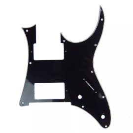 mLaval Guitar Parts Custom Guitar Pick Guard for Ibanez RG 350 DX , 2-Pickup, HH, 3ply Black