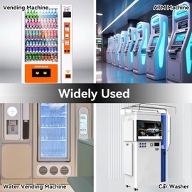 Tubular Cam Lock,Vending Machine Lock Cylinder,19mm Zinc Alloy Chrome Color Single Opening Key Safe Box Lock Cylinder for Automatic Selling Machines Industrial Tank Safe Box