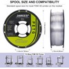 JAREES Petg Filament 1.75,Durable Black White PETG 3D Printer Filament