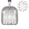 QIYADIN Cat Litter Scoop with Long Handle, Non Stick Plated