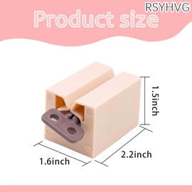 RSYHVG Toothpaste juicer, rolling tube extruder toothpaste holder holder with frosted handle, multifunctional toothpaste tube squeezer for toothpaste and cream