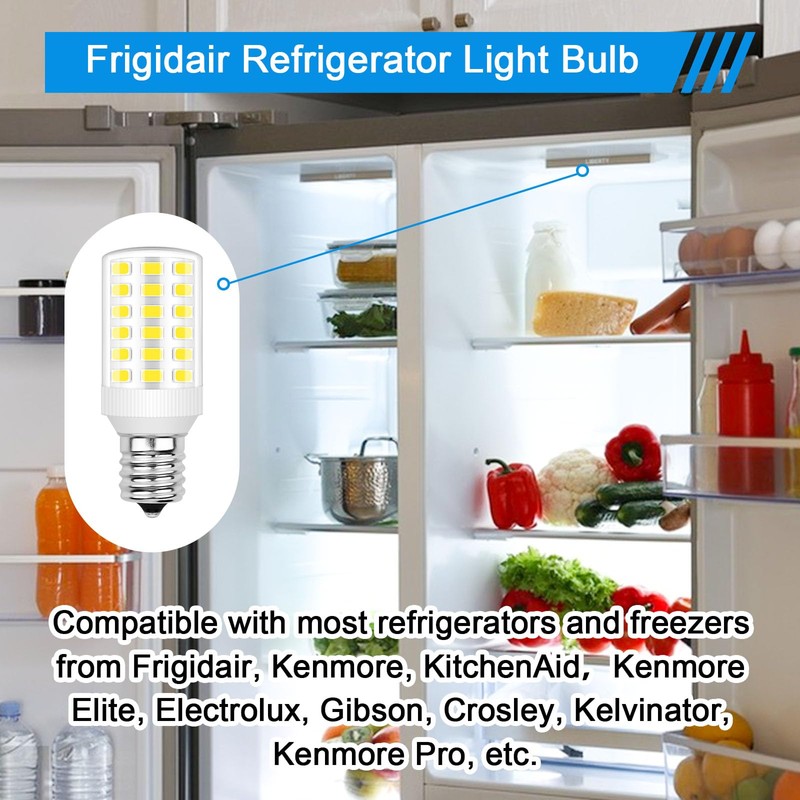 BROLSKUN Freezer Light Bulb Replacement Frigid-aire Freezer FFFH17F2QW Kei D28X