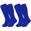 Toddler Baseball Socks Kids 4-6 Royal Blue Baseball Socks Youth Boys Royal Blue Softball Sock Kids Soccer Sock 4-6 Years