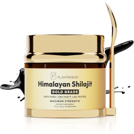Resina de Shilajit del Himalaya premium de grado dorado, 50 g, 100 porciones, más de 85 oligoelementos, más del 78% de ácido fúlvico. Energía, vitalidad y refuerzo inmunitario. Con análisi