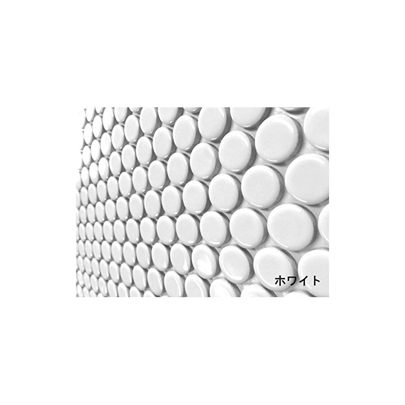 Mosaic Tile 19mm Round White