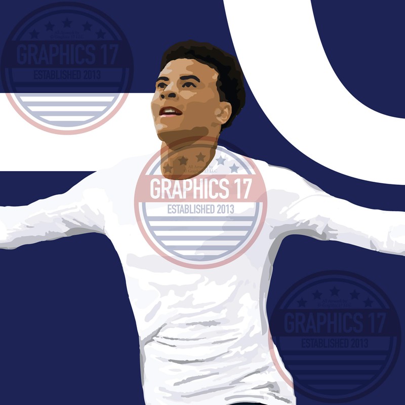 Dele Alli Poster - Tottenham Hotspur Art