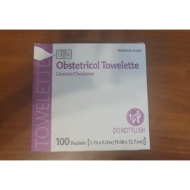 PDI Obstetrical Towelettes, Box of 100
