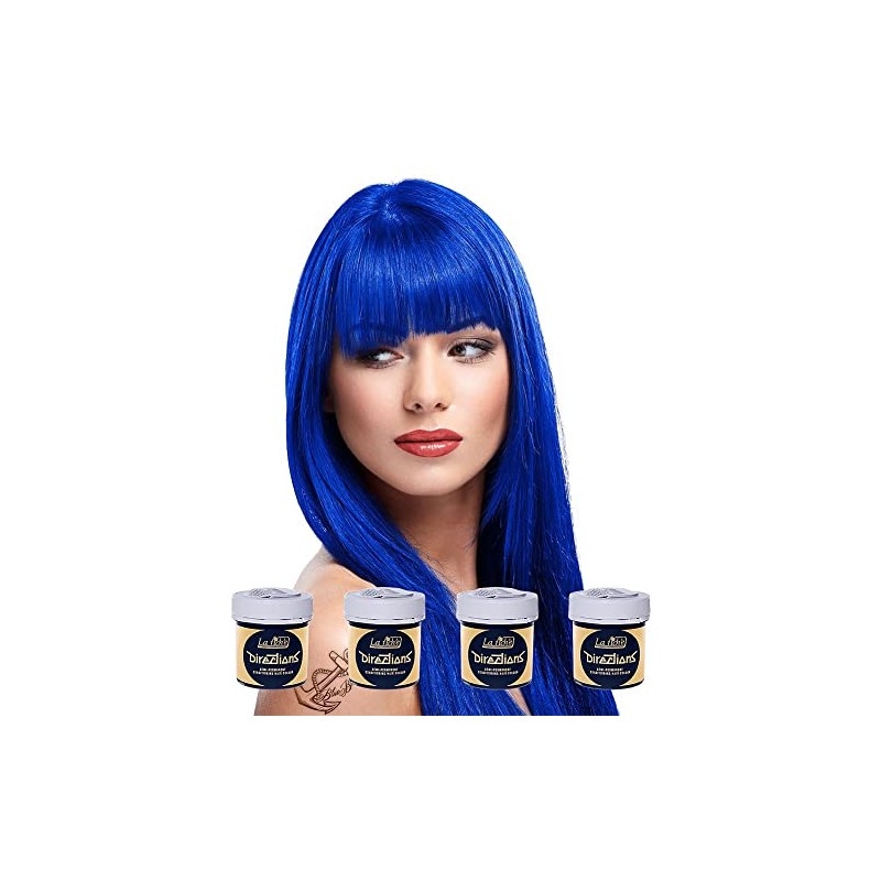 4 x LaRiche Directions hair tint, midnight blue 88 ml