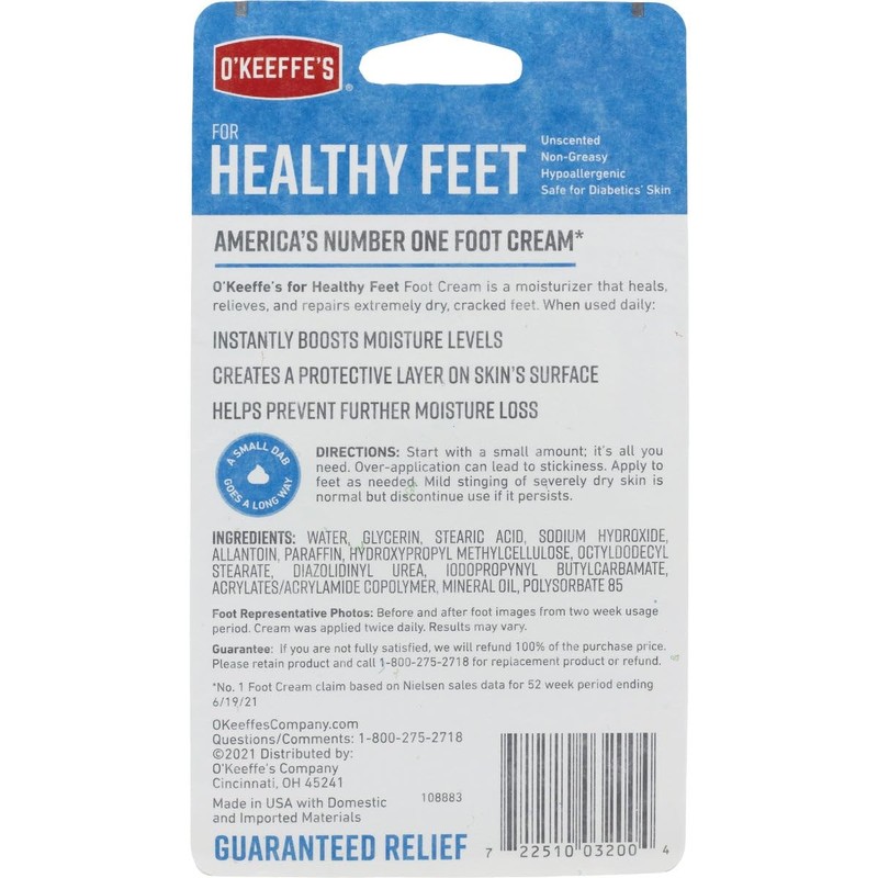 O'Keeffe's Healthy FEET Foot Cream