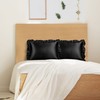 PiccoCasa Satin Pillowcase Set of 2 Pillowcases with Ruffles Cuddly