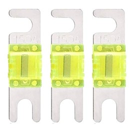 Mini ANL 150 Amp Fuse For Automotive Marine Audio Video System Electronics Fuse 3 Pack (150A)