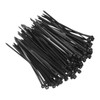 MECCANIXITY 100Pcs Black Zip Ties 4 Inch, Cable Ties with