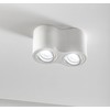 CGC Lighting Modern Ceiling Spotlight Cylinder Surface Mount Adjustable Tilt
