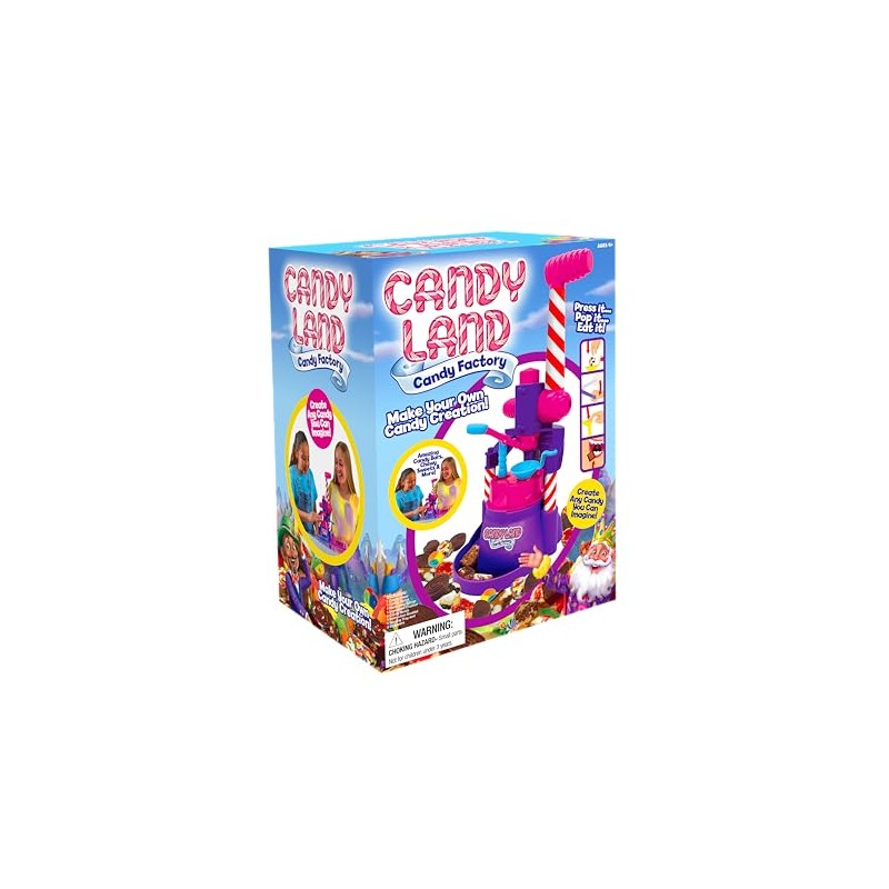Candy Land Candy Factory; Press it, Pop it, Eat it!