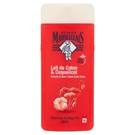 Le Petit Marseillais Cotton Milk and Cocricot Shower Cream French 22.0 fl oz (650 ml) Body Wash