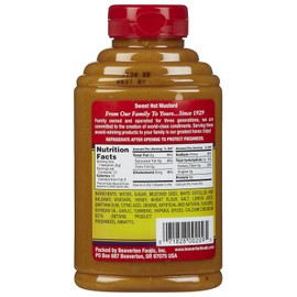 Beaver Brand Sweet Hot Mustard, 13 oz Squeezable Bottles, 2 pk