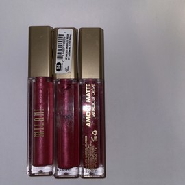 Milani 3 tube lot MILANI AMORE MATTE METALLIC LIP CREME GLOSS 04 CINEMATIC KISS uns