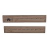 HJ Scott 6-Cue Modern Rustic Antique Solid Wood Wall Mount