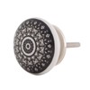 Knober Set of 10 Ceramic Furniture Knobs Mandala Energy Shabby-Chic