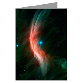 12 Assorted Note cards Of NASA Hubble And Spitzer Space Telescope in a Boxed Set