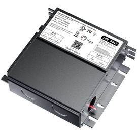Dimmable LED Driver 96W 24V for Lutron & Leviton Dimmer,Triac/ELV/MLV AC to DC Power Supply Transformer for LED Strip Light Dimmable,Constant Voltage Projects,UL&FCC-Listed,Class 2
