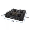 Foset PAGA-4N 4-burner rim gas grill, black