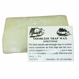 Trapping Trap Wax, White, 1lbs