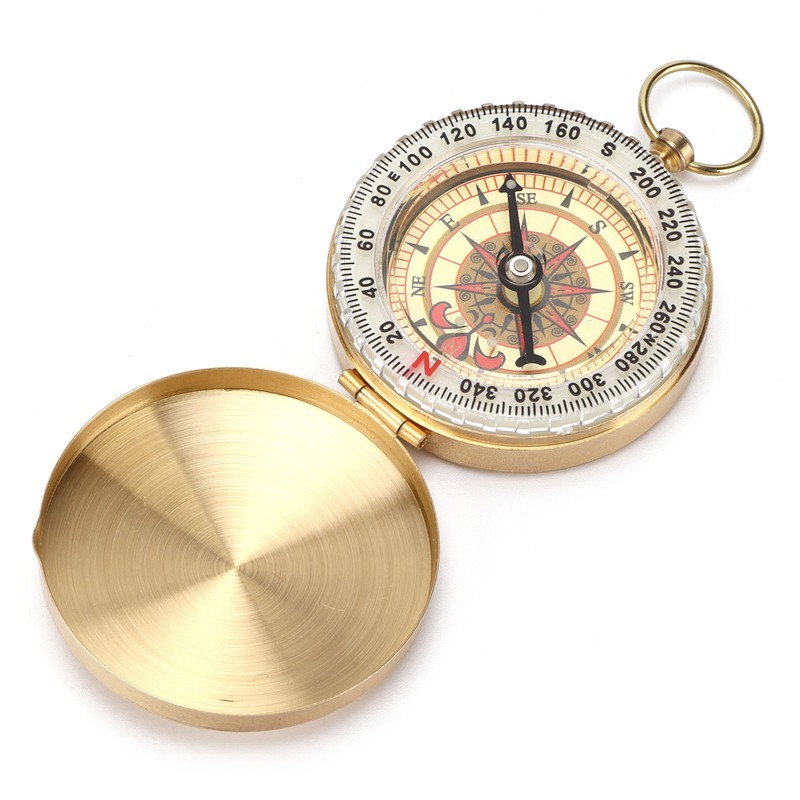 Compass Copper Luminous Rotatable Waterproof Direction Pointing Equipment for Outdoor