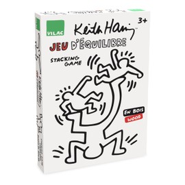 Vilac VIL9217 Jeu d'équilibre Keith Haring Skill Games, Multi-Coloured
