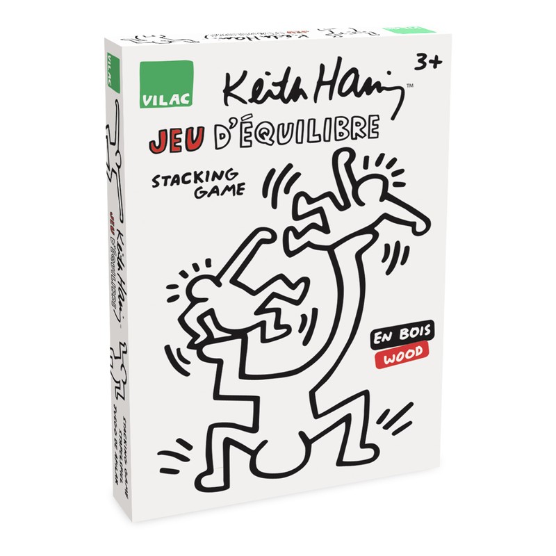 Vilac VIL9217 Jeu d'équilibre Keith Haring Skill Games, Multi-Coloured