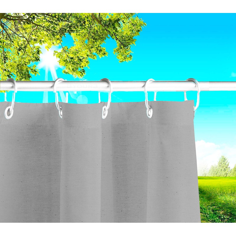 Byour3 Hooks for Awning for Outdoor Use, Steel Hooks, White,