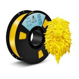 Lumizone PLA 3D Printer Filament PLA Filament 1.75mm Yellow 3D Printing Filament Dimensional Accuracy +/- 0.02mm, 1KG Spool(2.2lbs) Tangle-Free, Bubble-Free, Fit with Most FDM 3D Printers