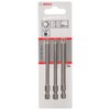 Bosch 2607001760 Screwdriver Bit 3 Set 89mm T, Silver
