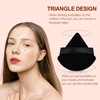 Flytianmy 2Pcs Triangle Powder Puffs, Face Makeup Puff for Body