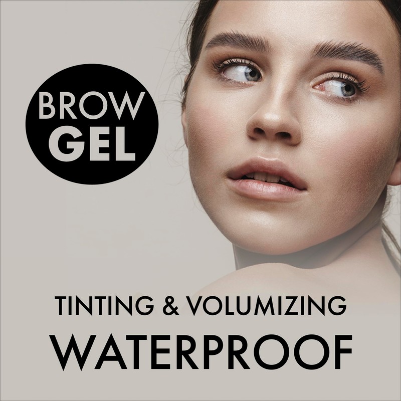 Absolute New York Waterproof Eyebrow Gel for Tinting and Volumizing