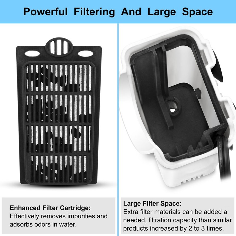 DaToo Aquarium Power Filter in-Tank Ultra Silent Small Fish Tank
